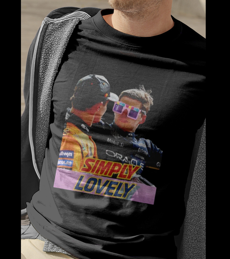 Max Verstappen Pink Sunglasses Las Vegas GP 2025 Simply Lovely Oracle Racing T-Shirt