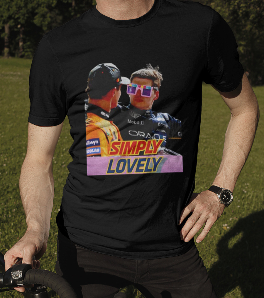 Max Verstappen Pink Sunglasses Las Vegas GP 2025 Simply Lovely Oracle Racing T-Shirt