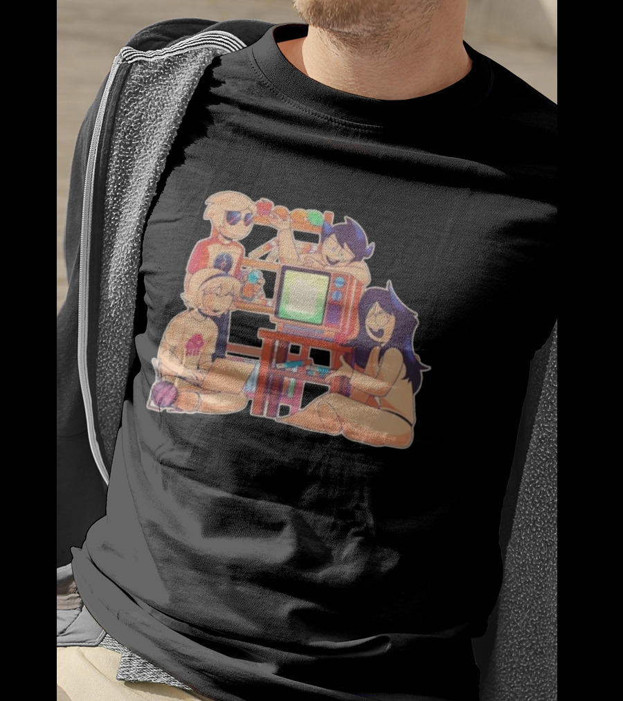 VHS Dubs AV Club Project Retro TV Anime Characters T-Shirt