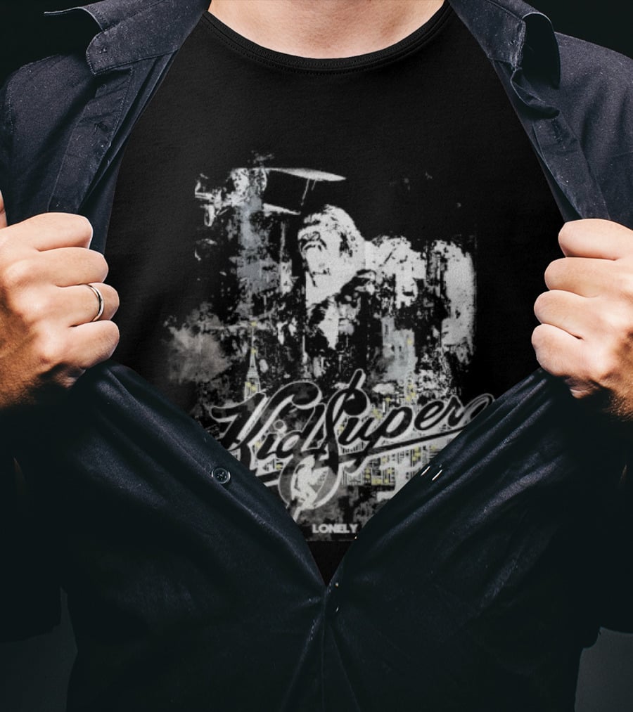 Joey Badas$$ KidSuper Studios Collaboration Kid On Horseback T-Shirt