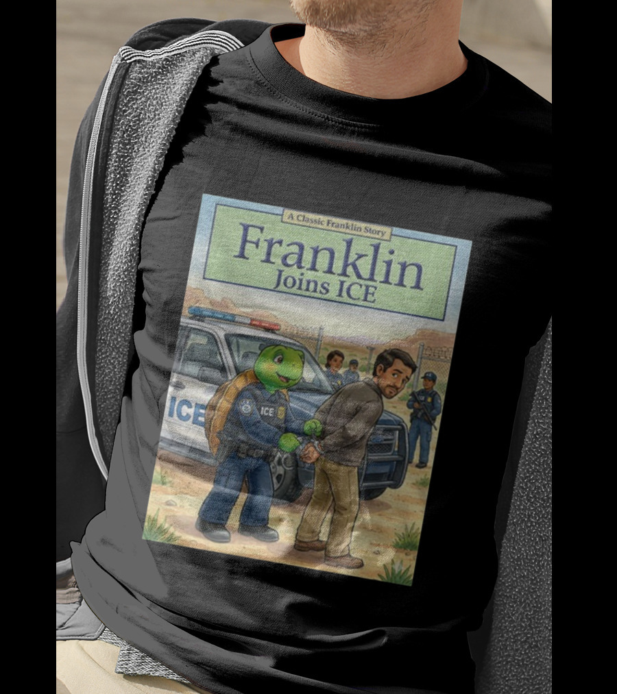 A Classic Franklin Story Turtle Police ICE Adventure T-Shirt