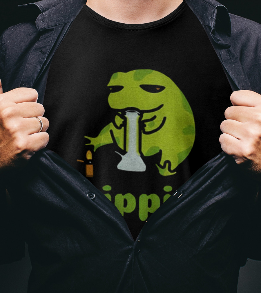 Frog Bong Rippit Stoner Ripping Hits T-Shirt