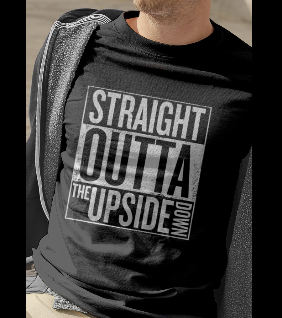 STRAIGHT OUTTA THE UPSIDE DOWN Stranger Things T-Shirt