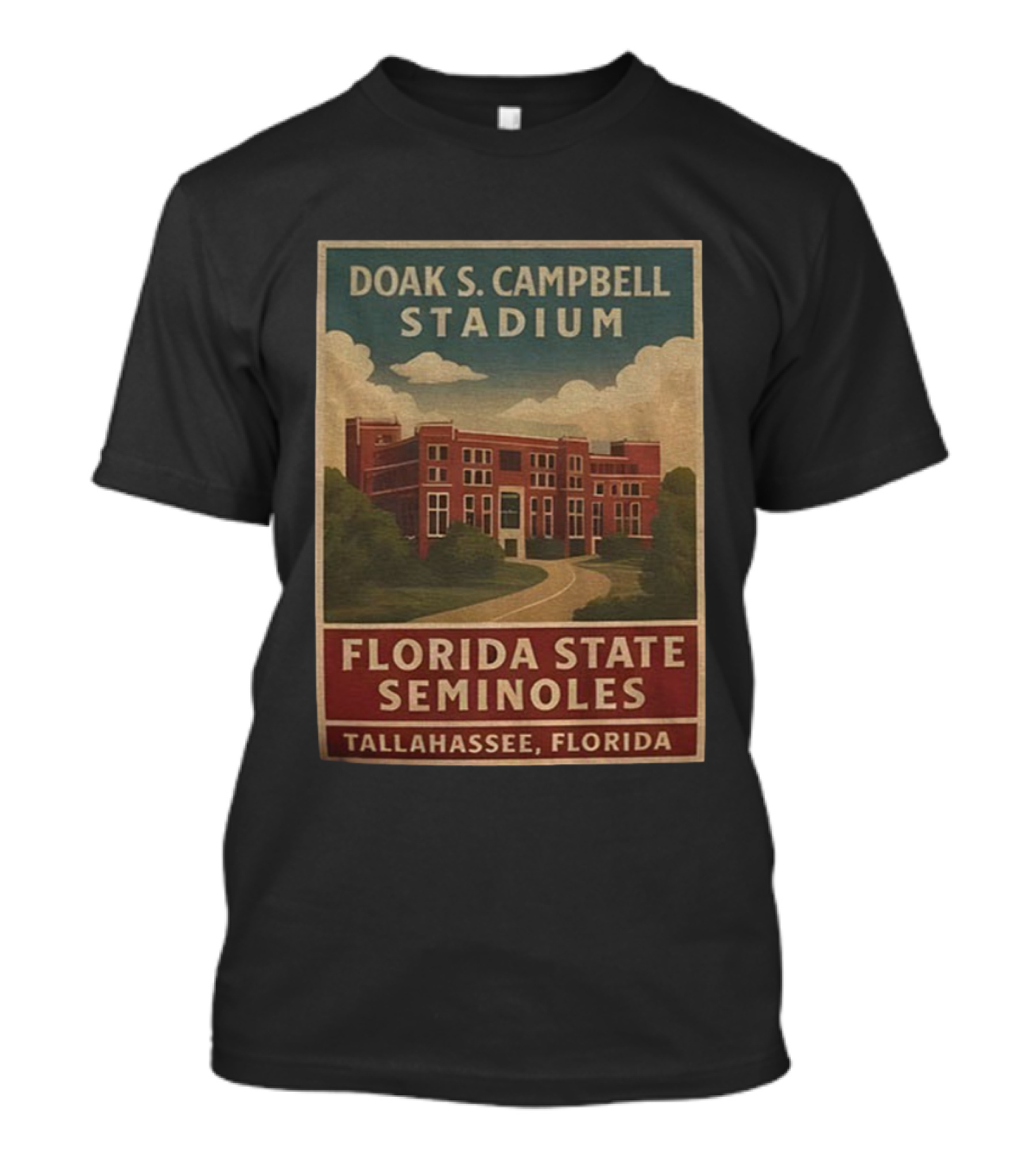 Doak S Campbell Stadium Florida State Seminoles Tallahassee Florida T-Shirt