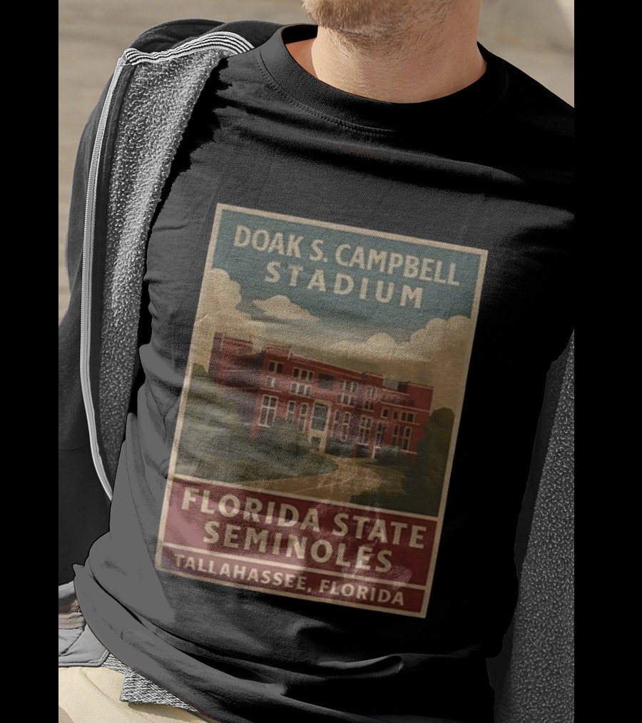 Doak S Campbell Stadium Florida State Seminoles Tallahassee Florida T-Shirt