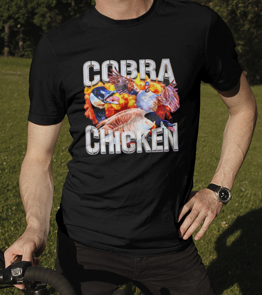 Cobra Chicken Goose Fire Explosion Apparel T-Shirt
