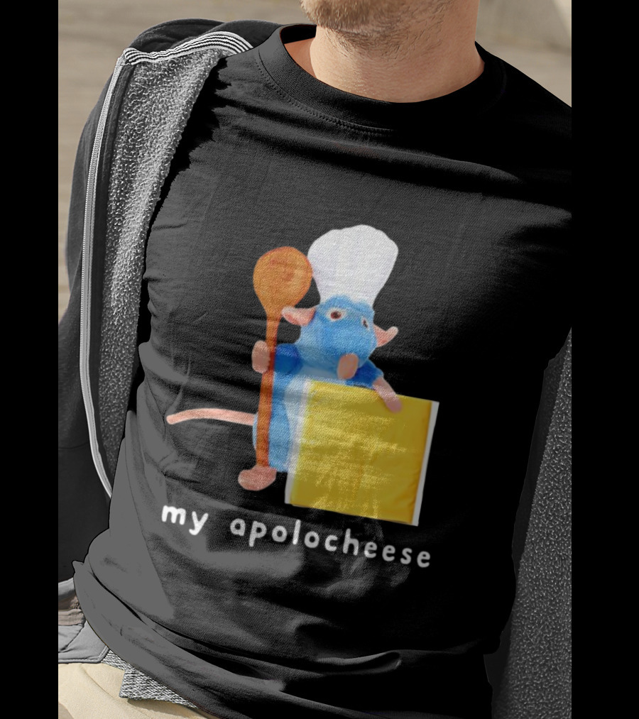 My Apolocheese Remy Mouse Disney And Pixar’s Ratatouille Chef Spoon Cheese T-Shirt