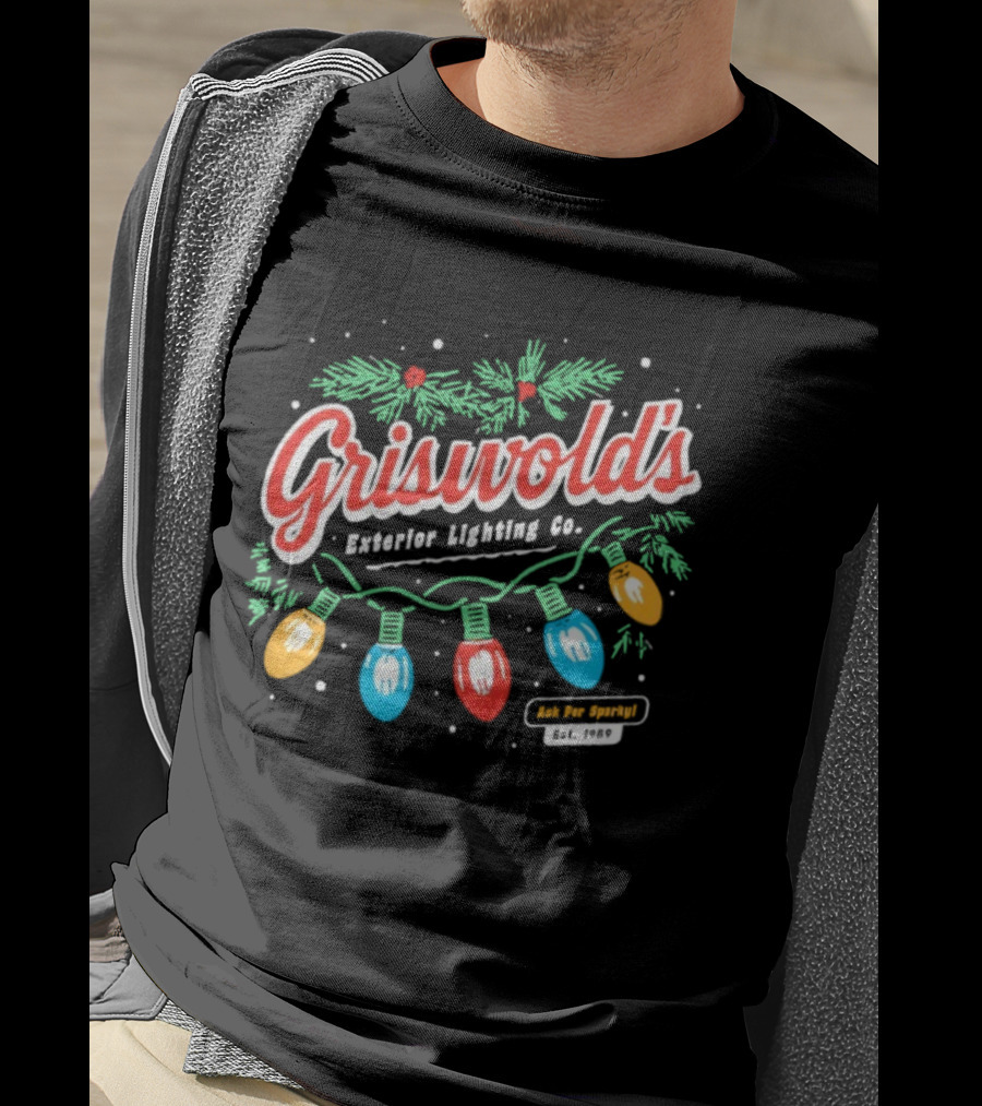 Griswold's Exterior Lighting Co. Christmas Vacation Holiday Lights T-Shirt