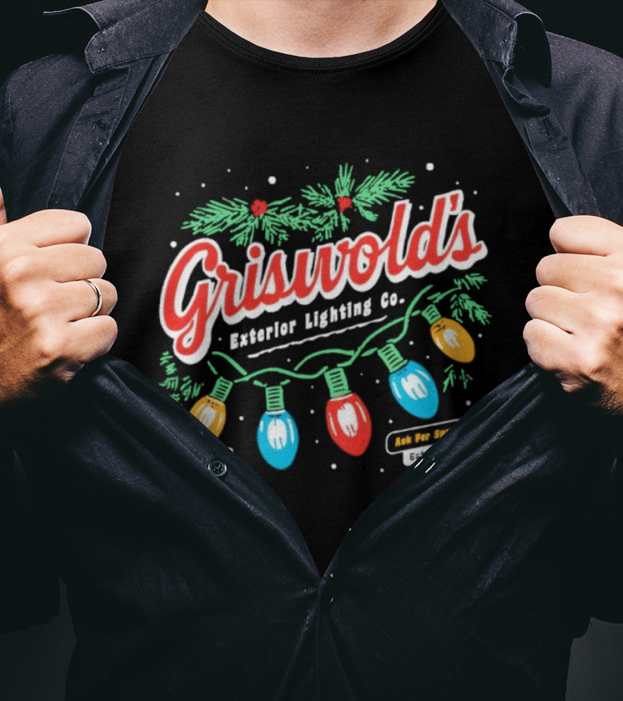 Griswold's Exterior Lighting Co. Christmas Vacation Holiday Lights T-Shirt