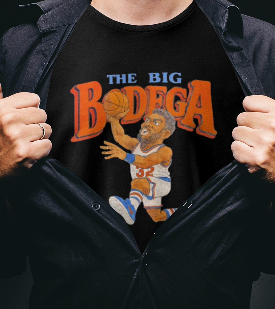 Karl Anthony Towns The Big Bodega Basketball Art NBA Player Dunking Illustration T-Shirt