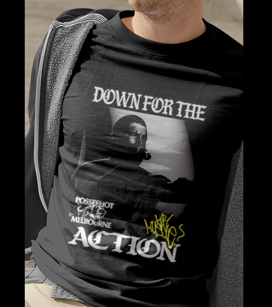 DOWN FOR THE ACTION POSSESHOT MELBOURNE HANDSæ T-Shirt