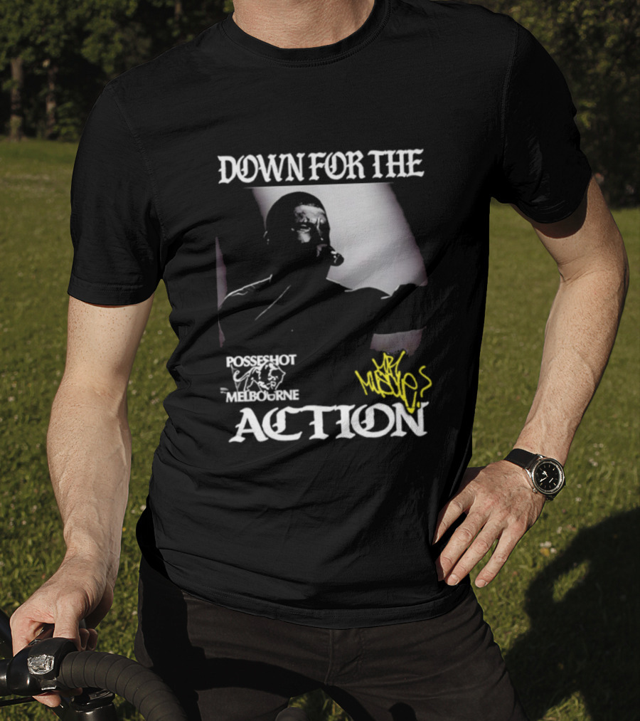 DOWN FOR THE ACTION POSSESHOT MELBOURNE HANDSæ T-Shirt