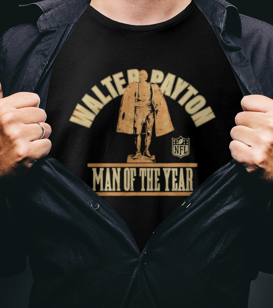 NFL Walter Payton Man Of The Year Trophy 2025 T-Shirt