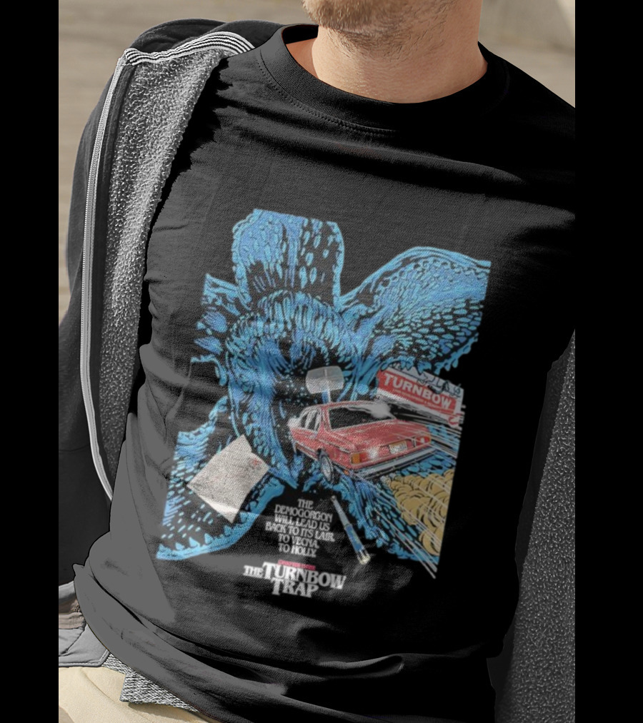 Stranger Things Season 5 Butcher Billy Demogorgon Turnbow Trap Car Lair Map T-Shirt