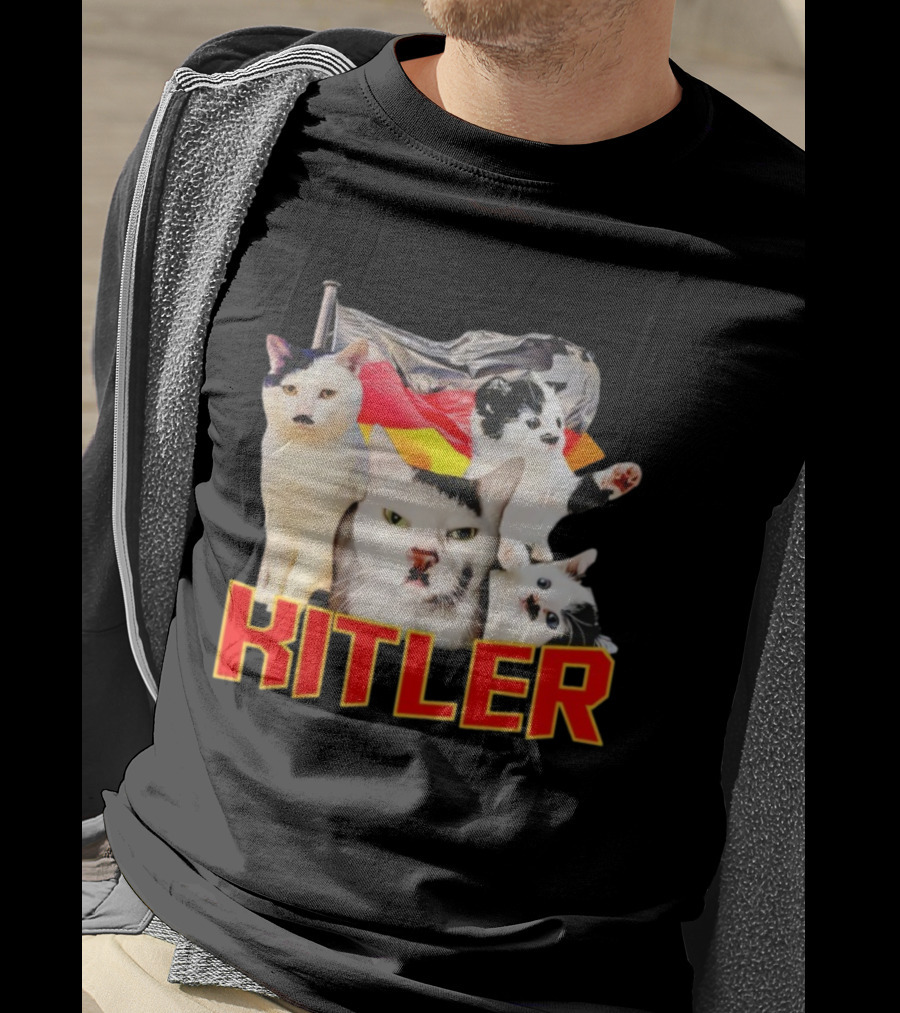 Kitler Cat Meme German Flag Humor T-Shirt