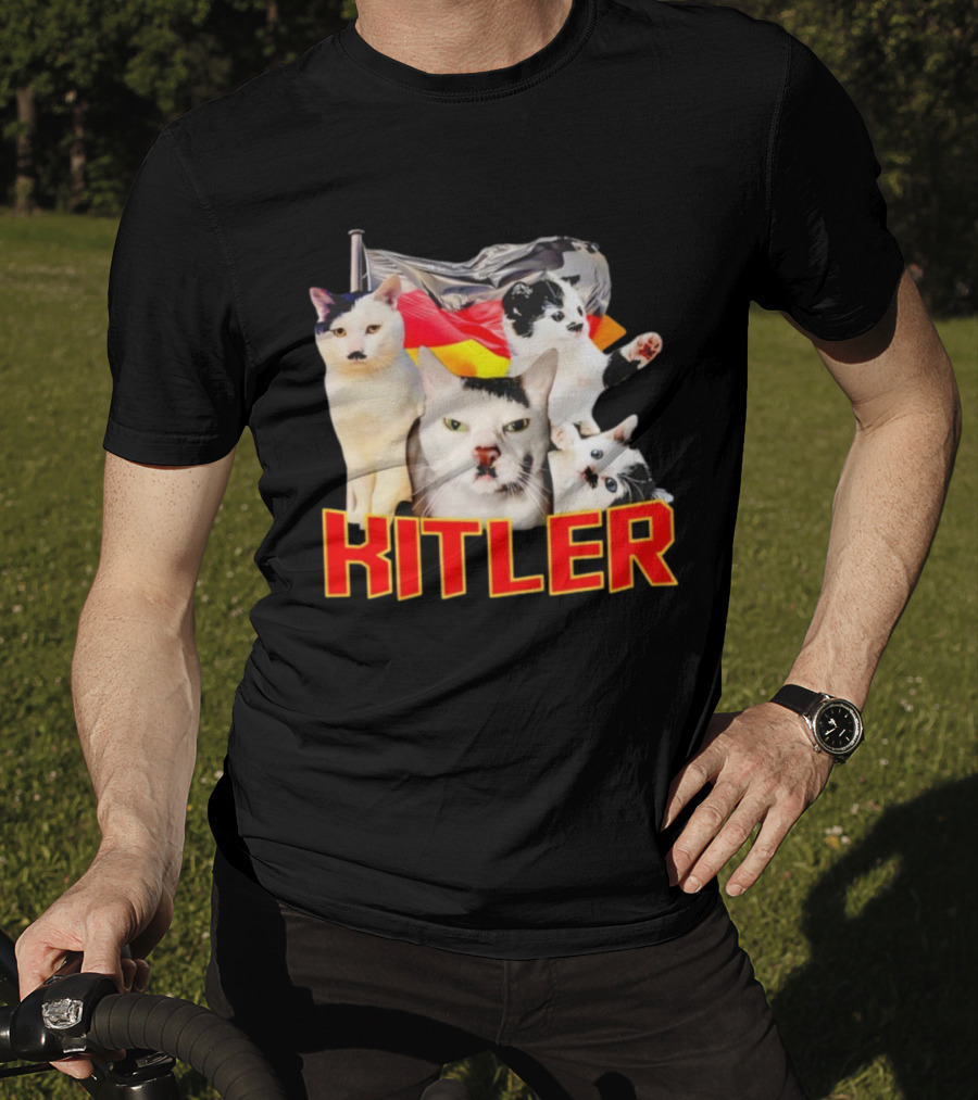 Kitler Cat Meme German Flag Humor T-Shirt