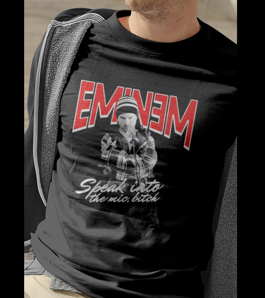 Eminem Speak Into The Mic Bitch T-Shirt