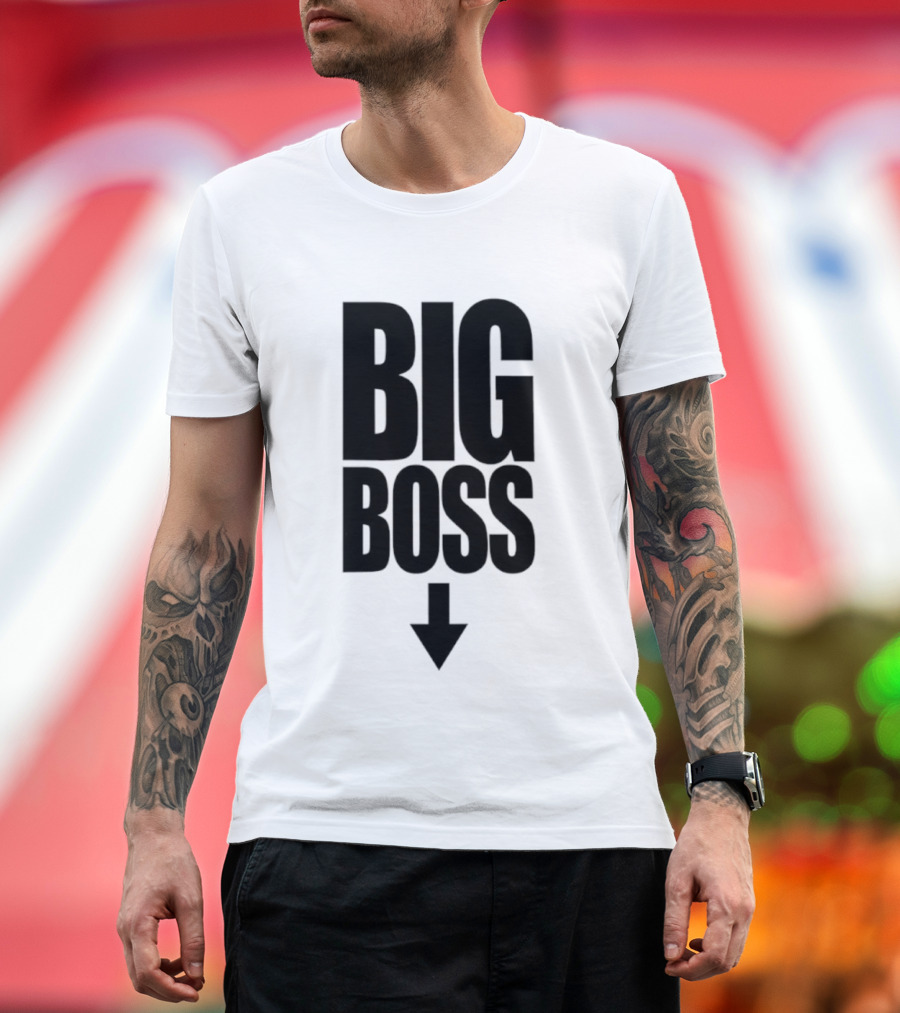 Big Boss Arrow Down Humor Trend T-Shirt
