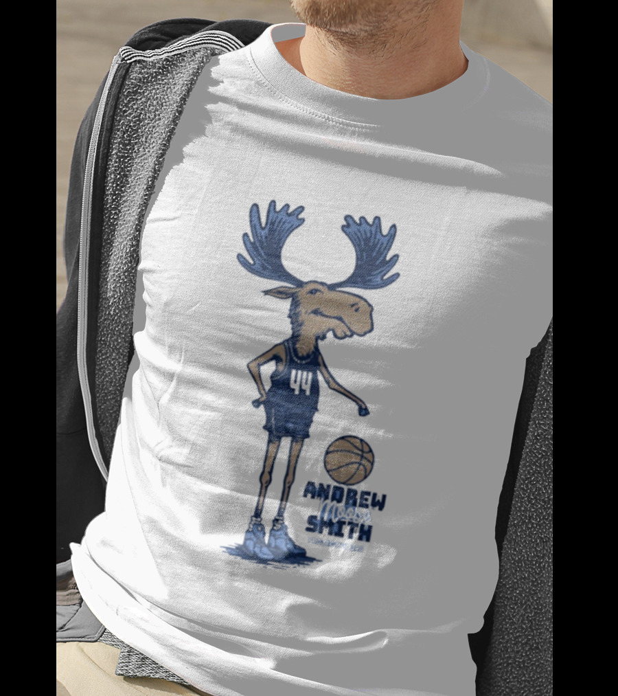Andrew Smith Butler 44 Moose Basketball Player T-Shirt