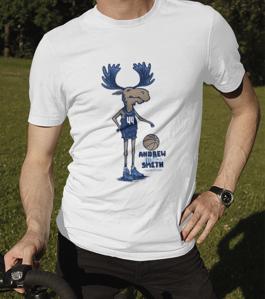 Andrew Smith Butler 44 Moose Basketball Player T-Shirt