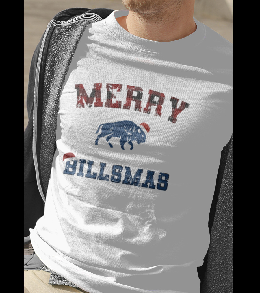 Buffalo Bills Merry Billsmas Holiday Celebration NFL Team Spirit T-Shirt
