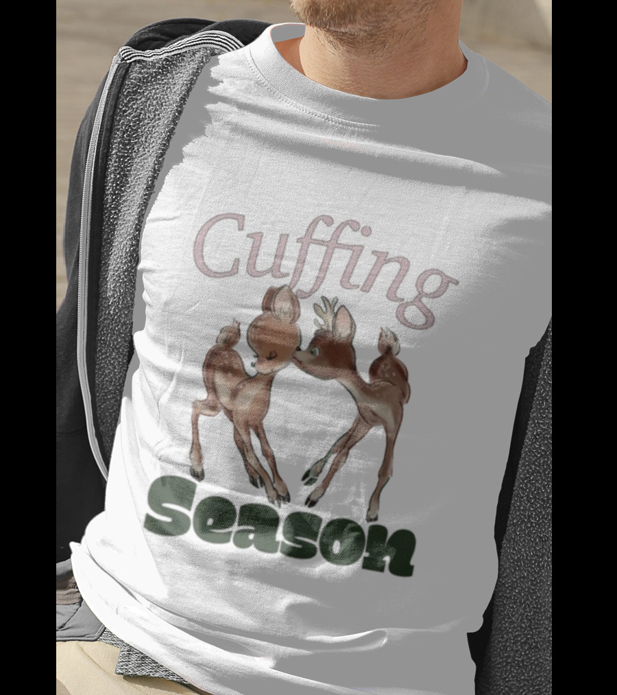 Cuffing Season Deers Kiss T-Shirt