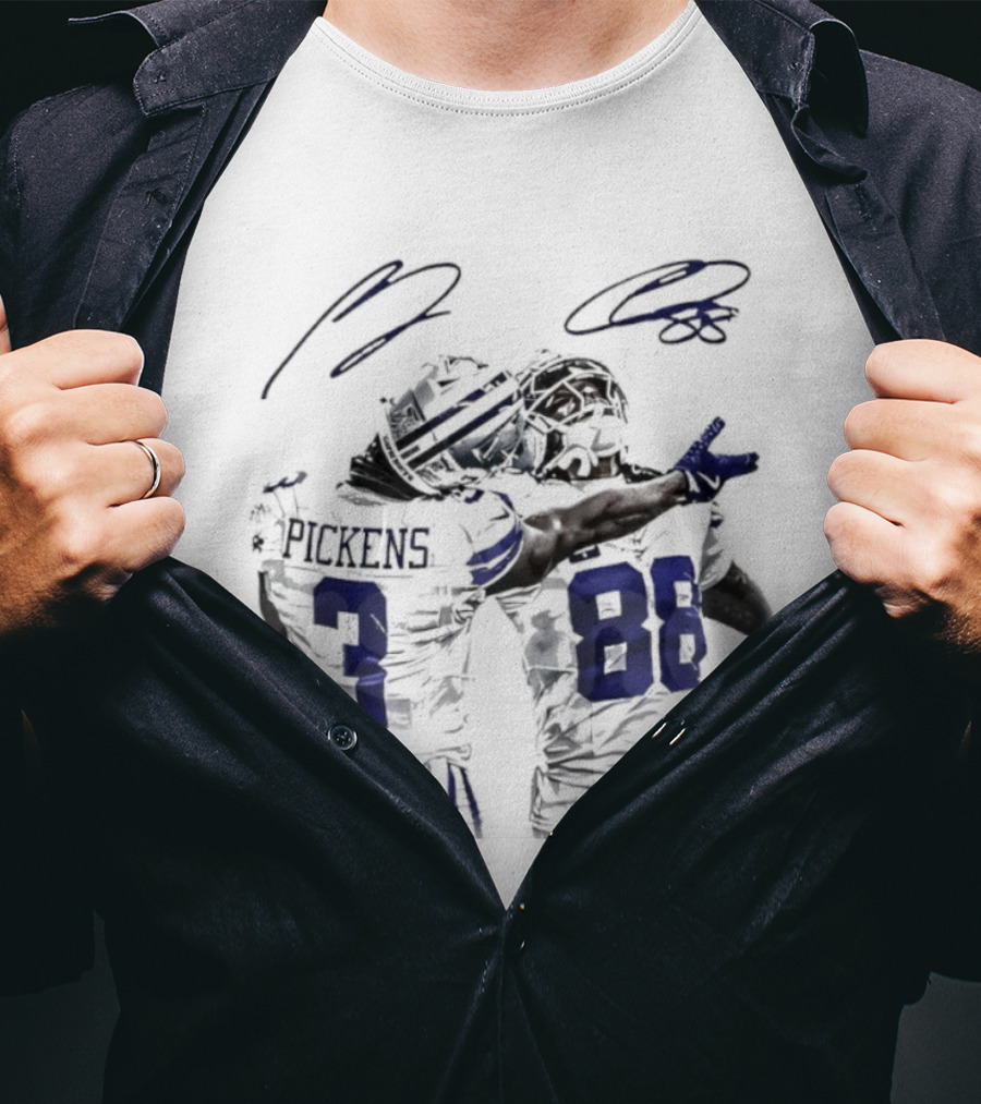 CeeDee Lamb And George Pickens NFL Football Duo 3 And 88 T-Shirt