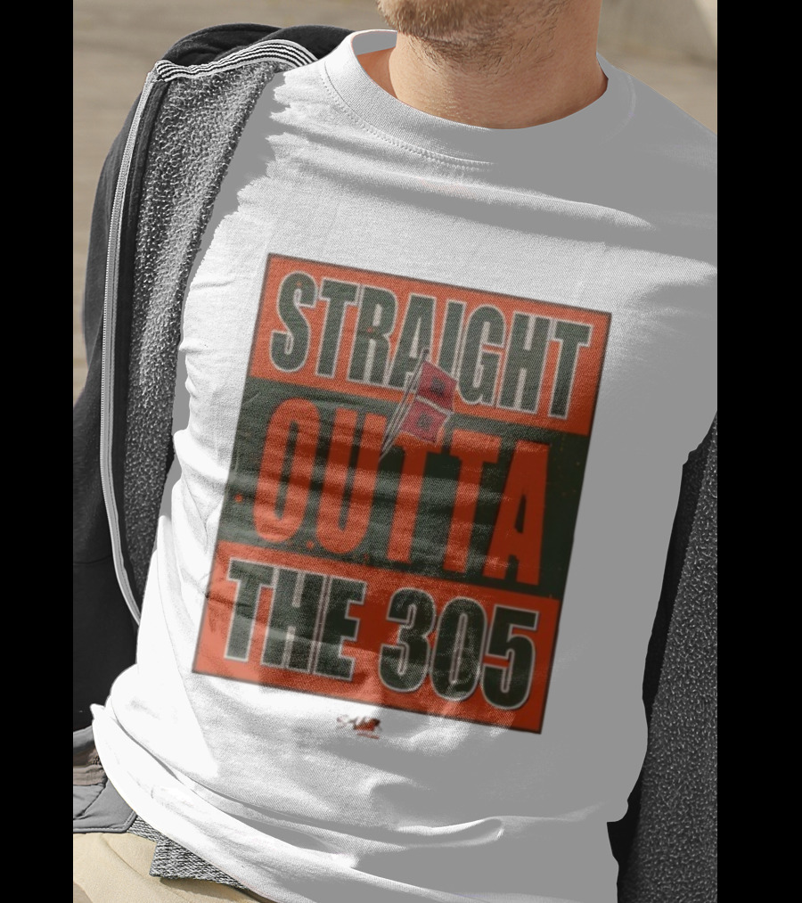 Straight Outta The 305 Miami Hurricanes T-Shirt
