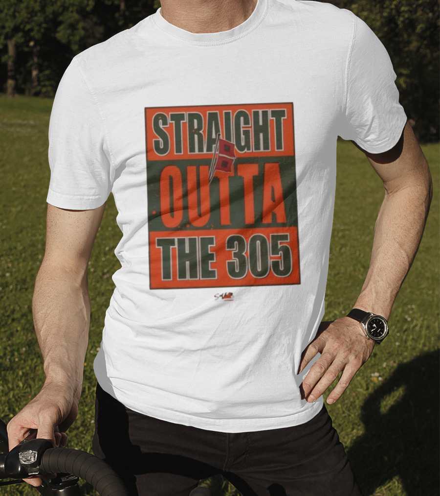 Straight Outta The 305 Miami Hurricanes T-Shirt