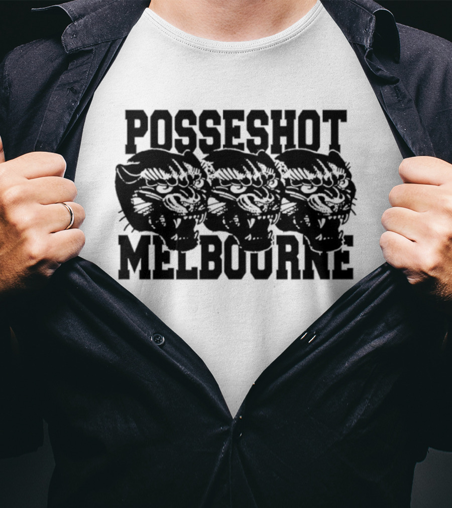 Posseshot Melbourne Triple Panther T-Shirt