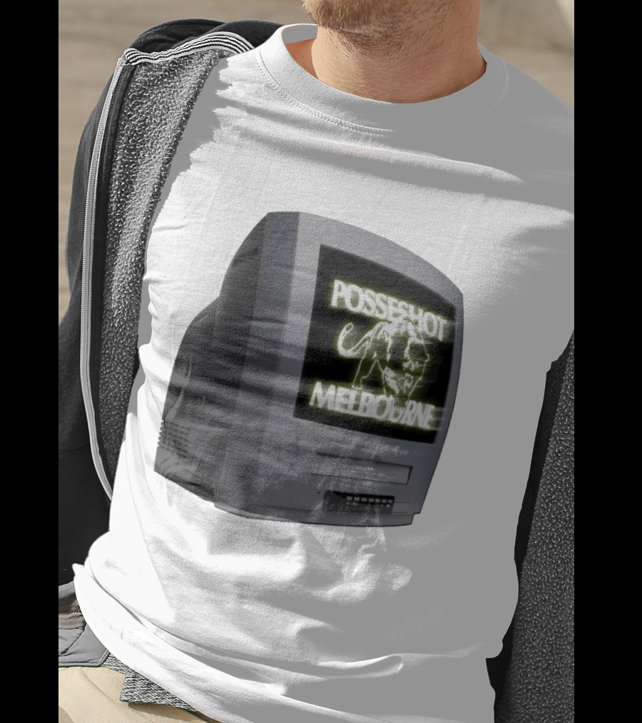 POSSESHOT Melbourne TV Glow Elephant Graphic T-Shirt