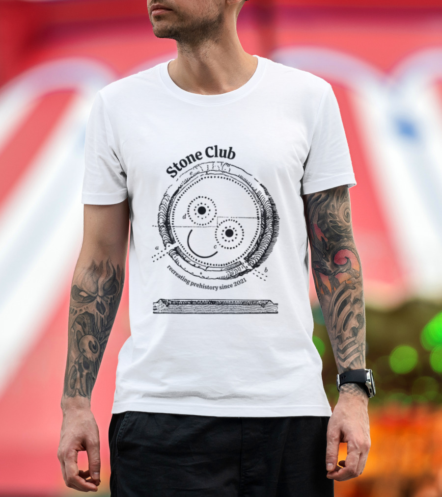 Stone Club Calling Recreating Prehistory Since 2021 T-Shirt