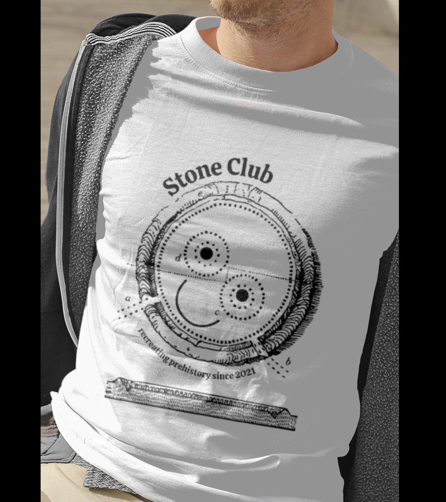 Stone Club Calling Recreating Prehistory Since 2021 T-Shirt