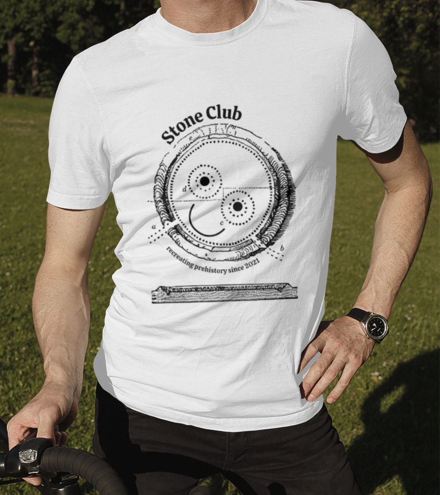 Stone Club Calling Recreating Prehistory Since 2021 T-Shirt