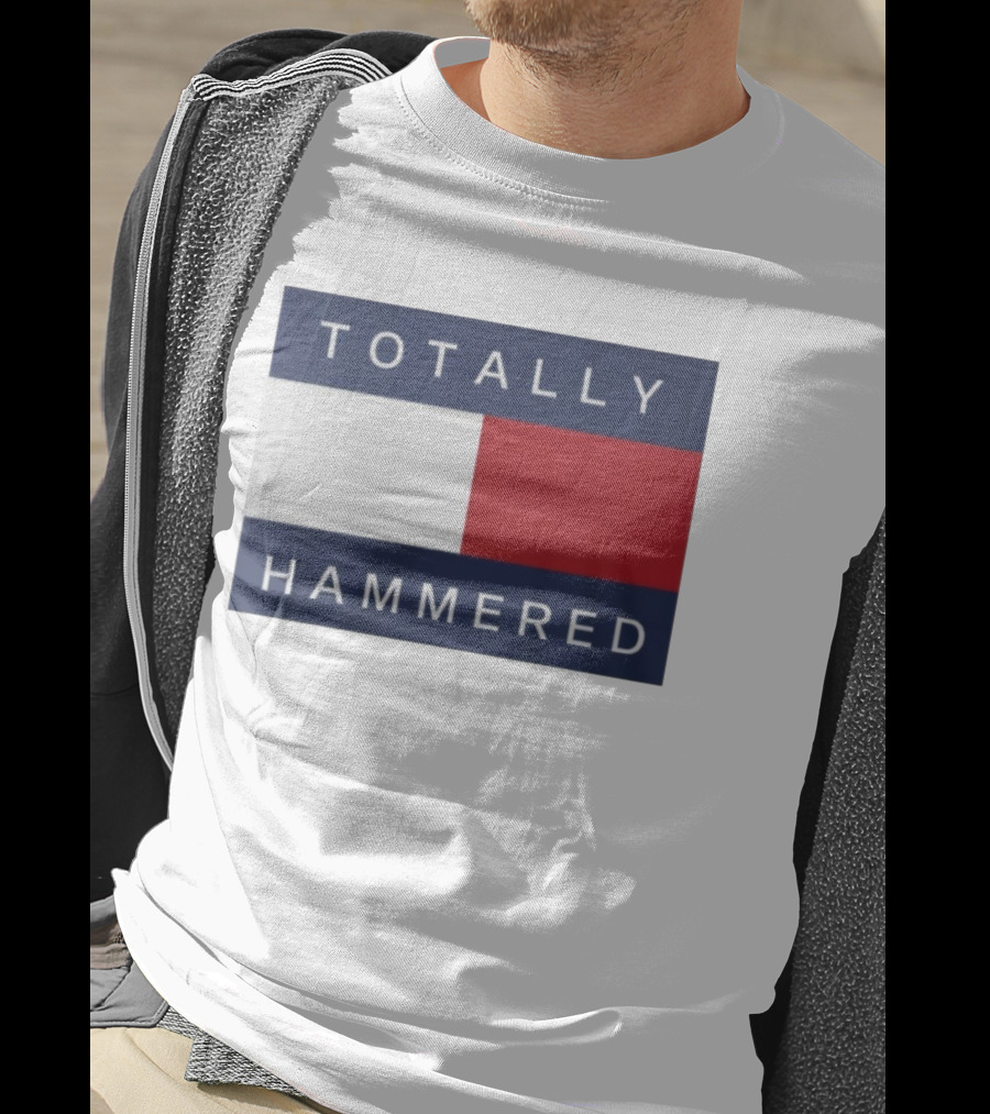 Totally Hammered Nautical Flag Parody T-Shirt
