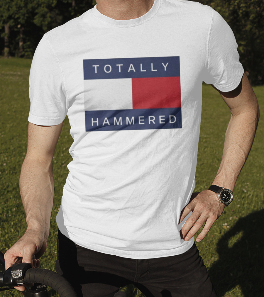 Totally Hammered Nautical Flag Parody T-Shirt