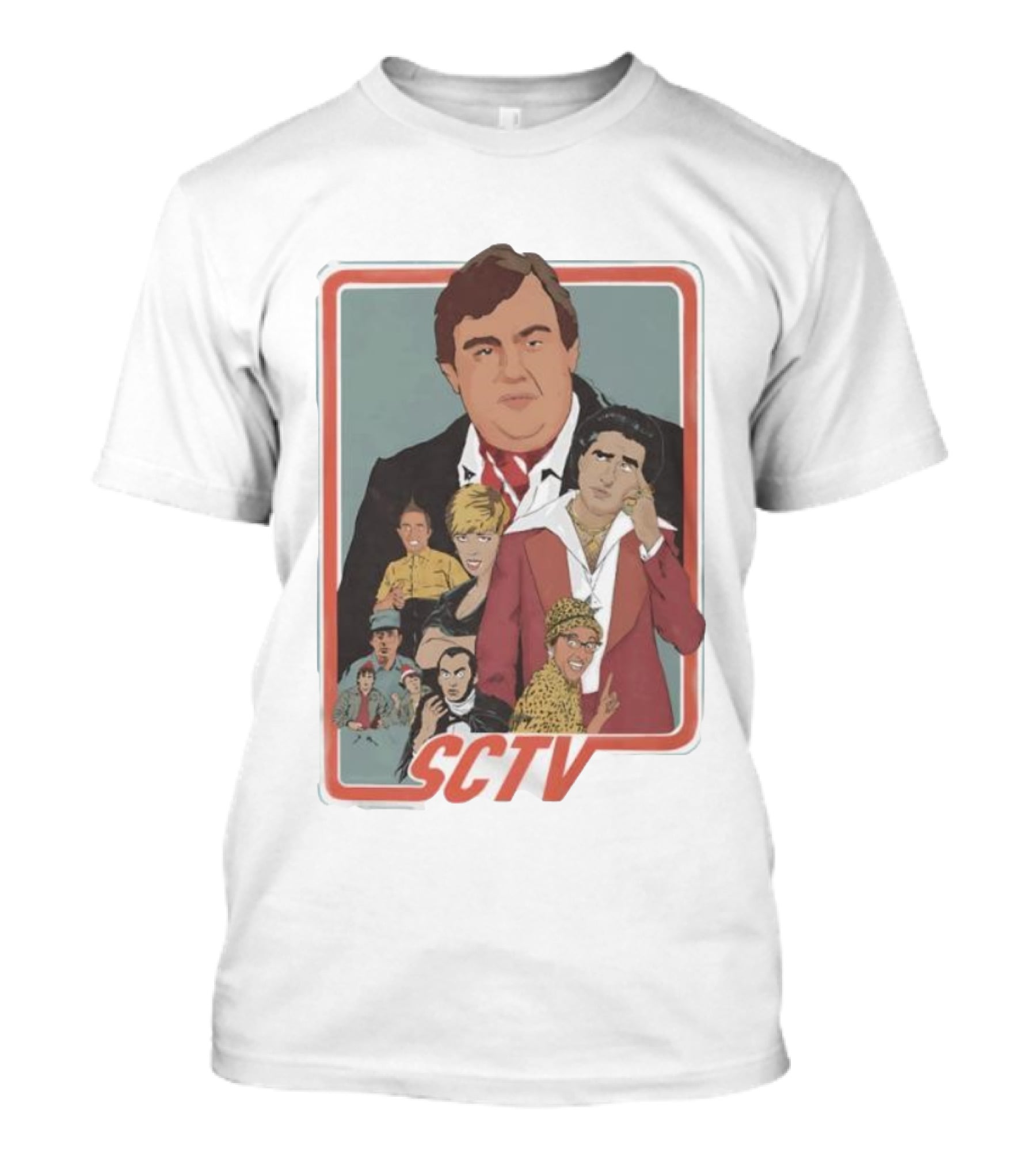 SCTV Classic Characters Vintage Comedy Legends T-Shirt
