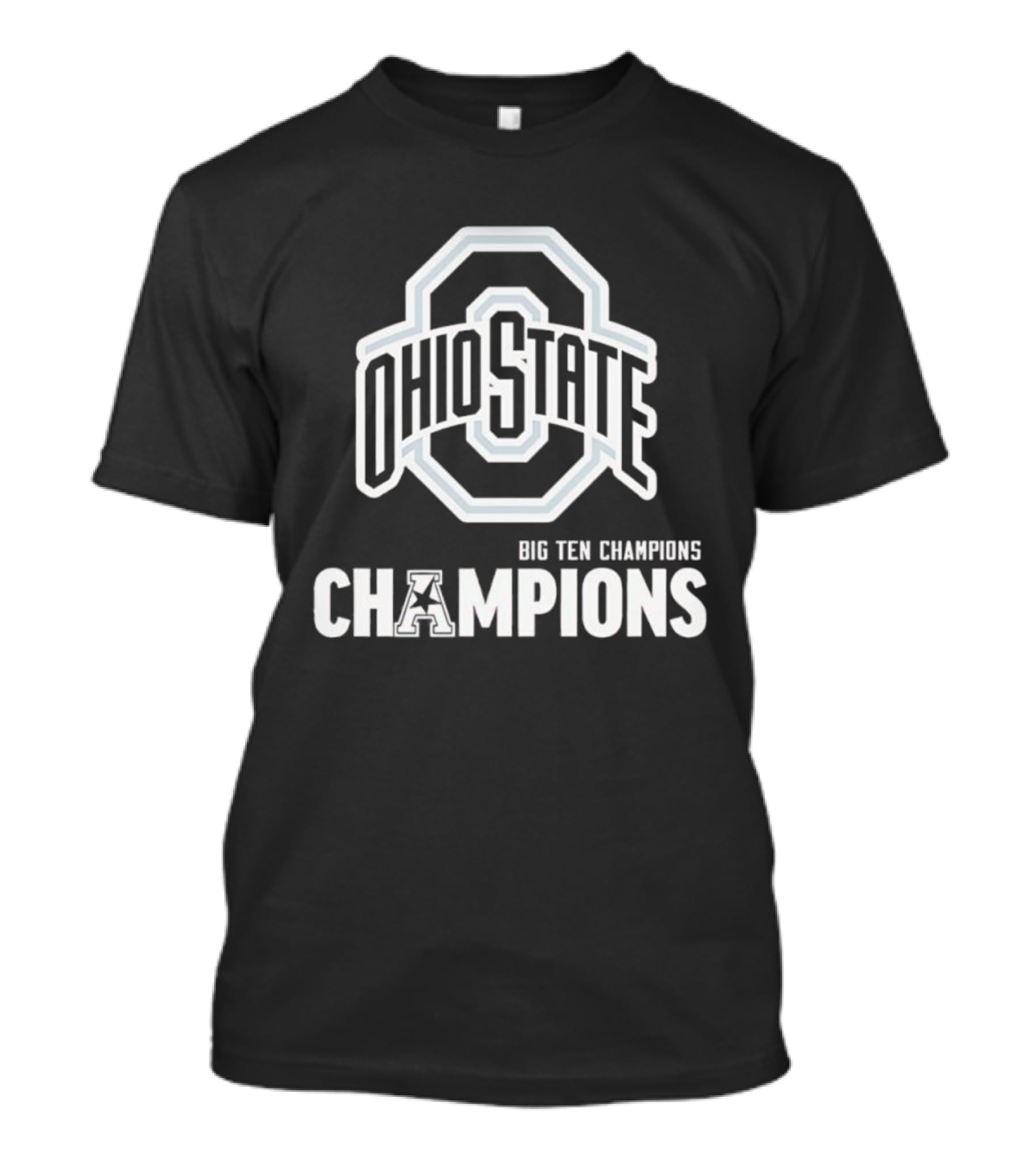 Big Ten Champions Ohio State Buckeyes Winners Logo T-Shirt