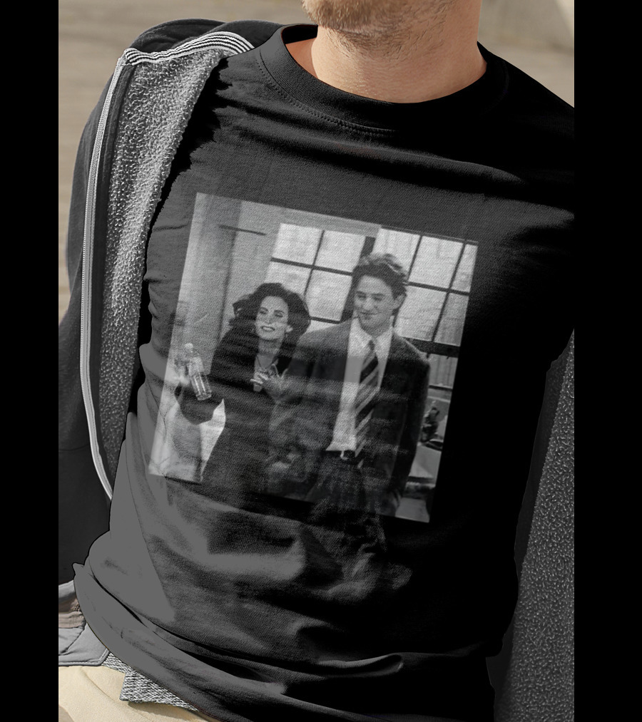 Chandler Bing Courteney Cox Friends 90s Sitcom Vintage T-Shirt