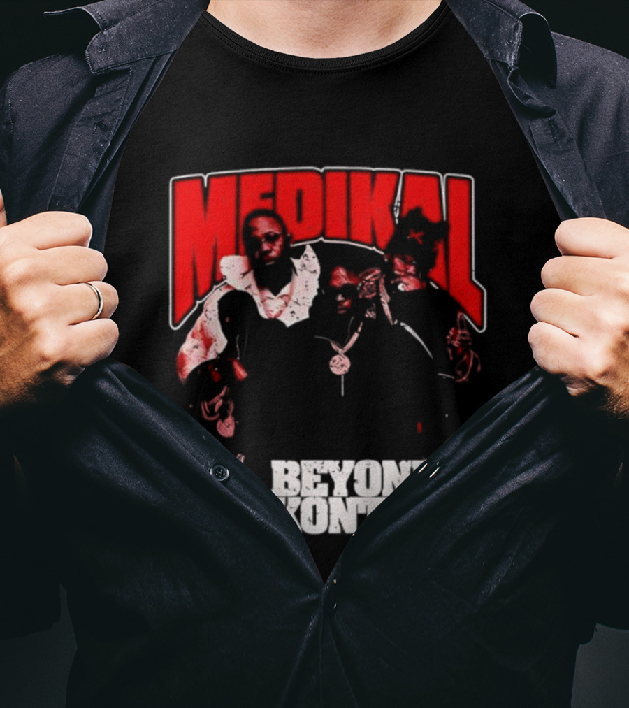Medikal Beyond Kontrol Ghanaian Rapper Group Portrait T-Shirt