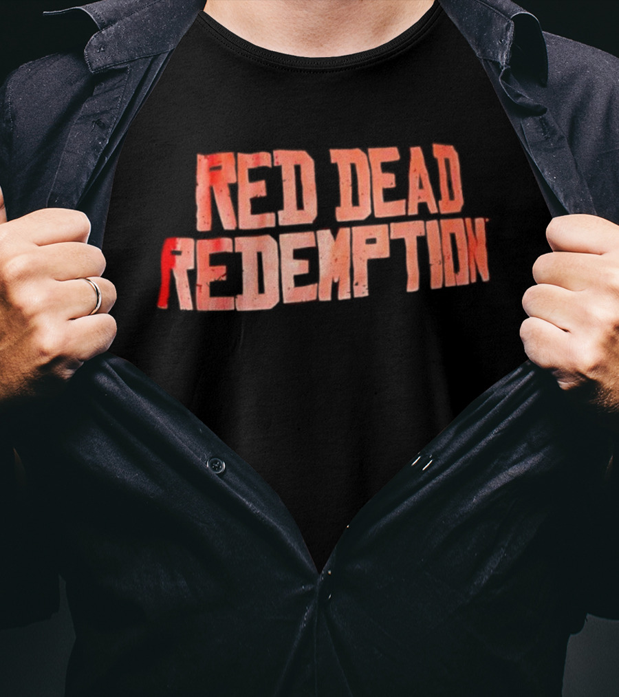 Red Dead Redemption Gaming Iconic Title T-Shirt