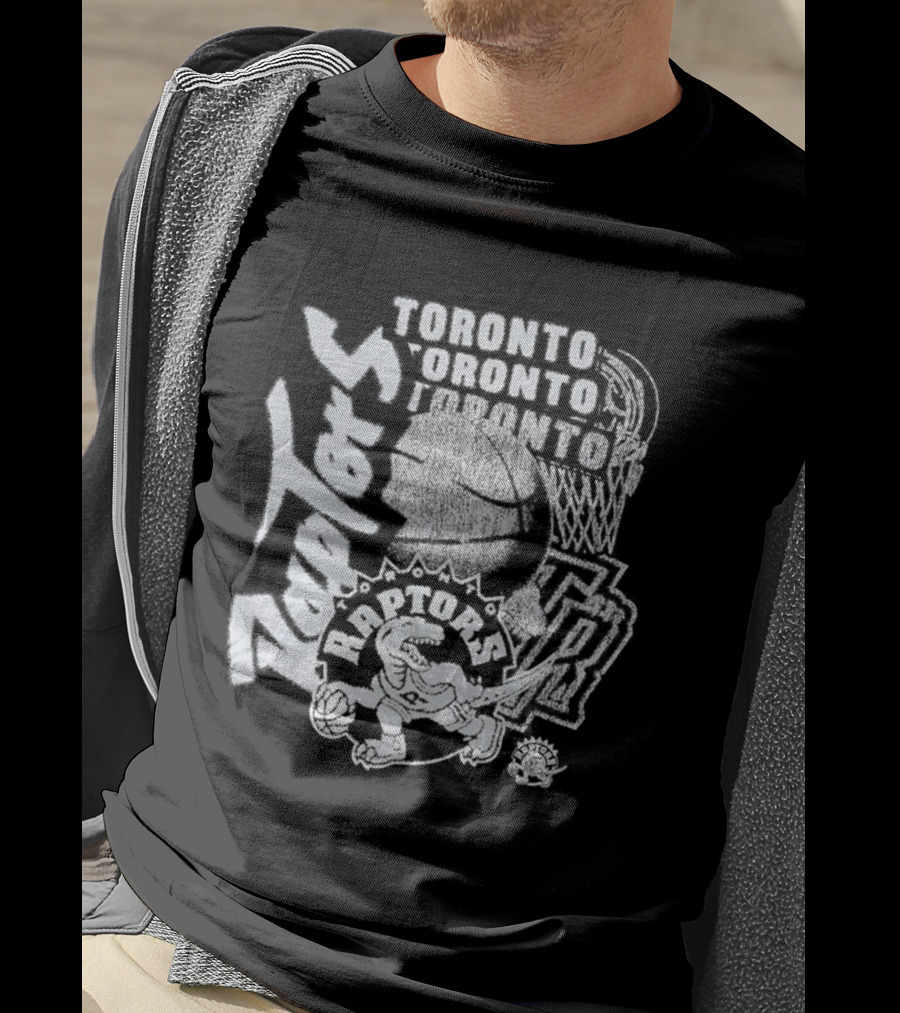 Toronto Raptors We The North Classics Overlap 1995 Basketball T-Shirt