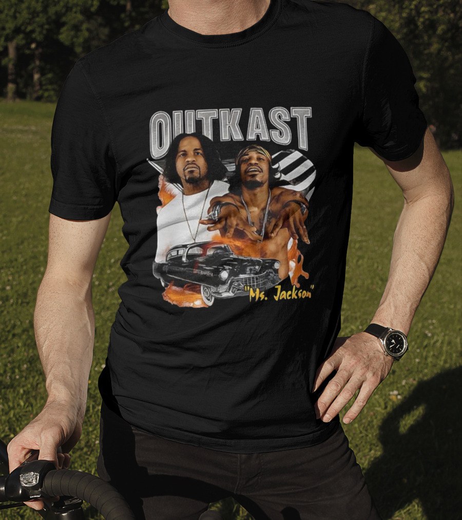 Outkast Ms. Jackson Classic Car Music Icon Tribute T-Shirt