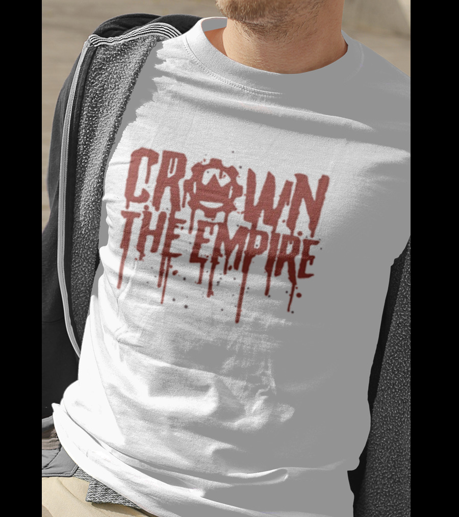 Crown The Empire Dripping Red Text Band Merch T-Shirt