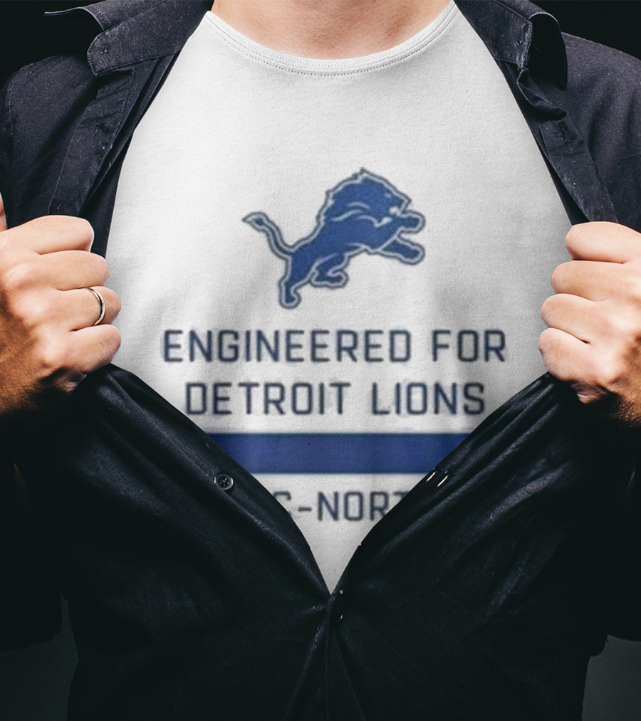 Engineered For Detroit Lions NFC-North T-Shirt