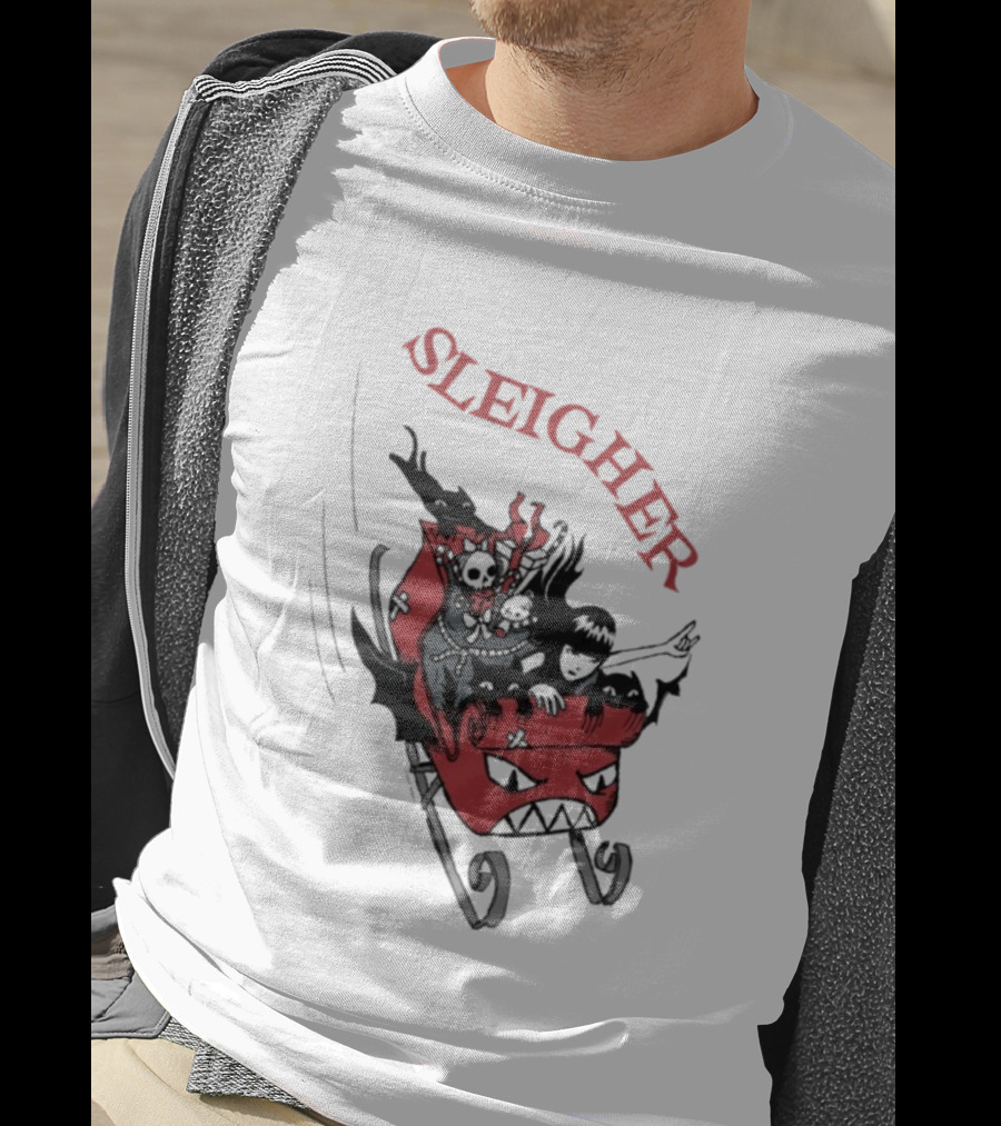 Sleigher Emily Strange Christmas T-Shirt