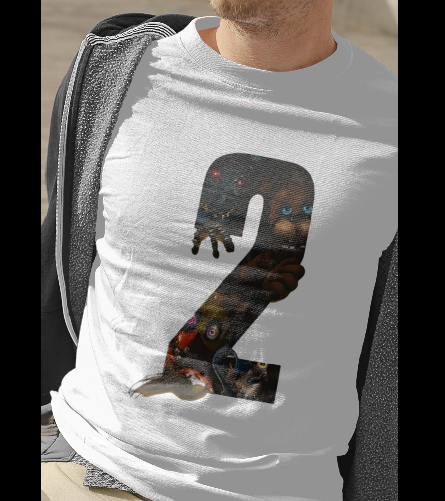 Five Nights At Freddy's 2 Character Collage Animatronics T-Shirt