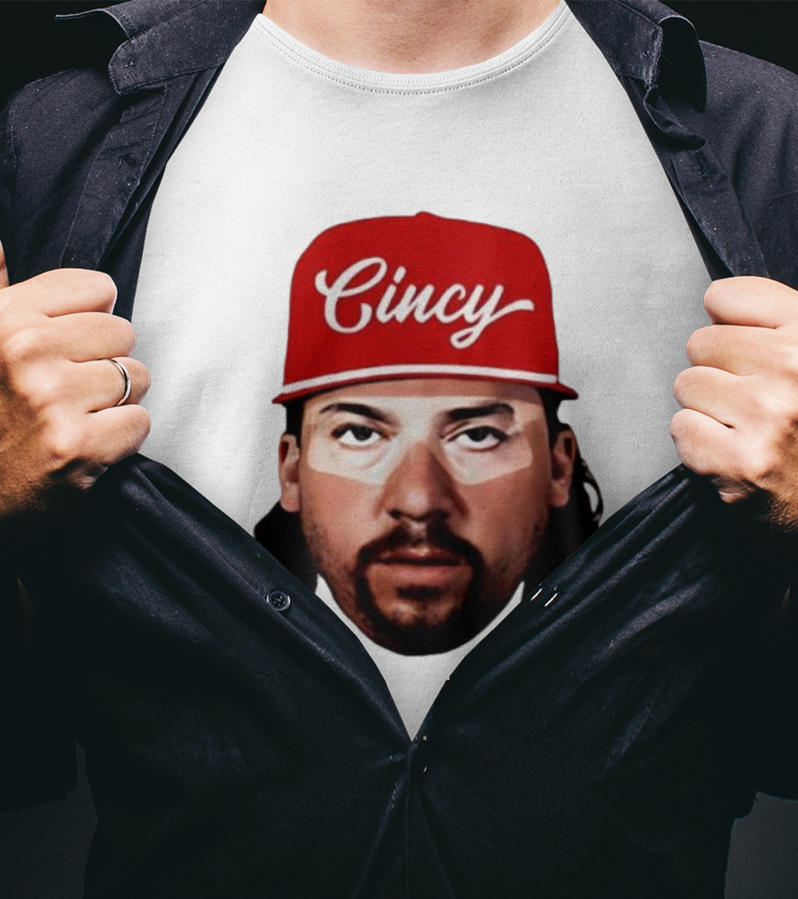 Kenny Powers Cincy Red Cap Character Portrait T-Shirt