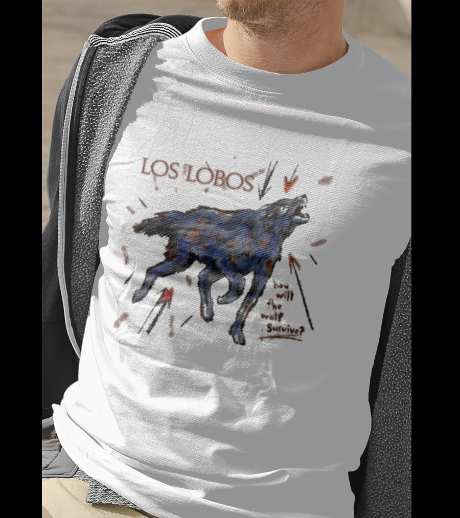 Los Lobos How Will The Wolf Survive Wild Canine Survival Question T-Shirt
