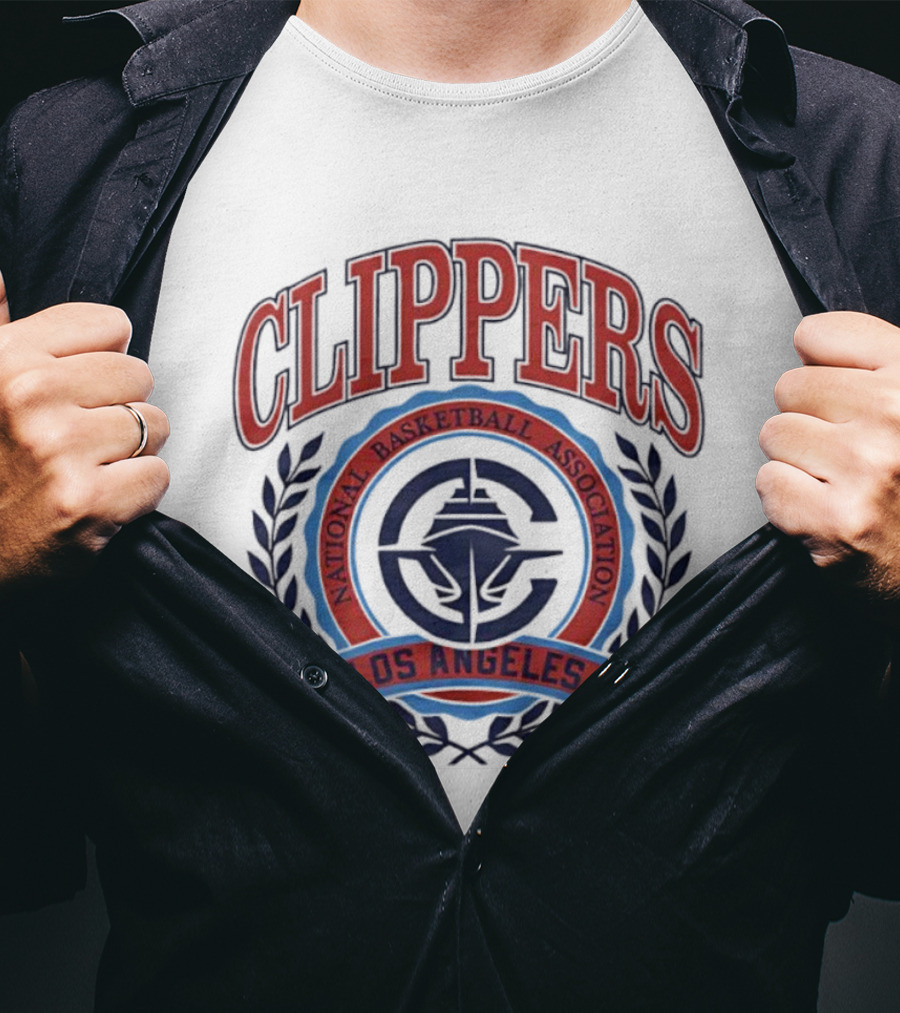 Los Angeles Clippers National Basketball Association Crest Clippers T-Shirt